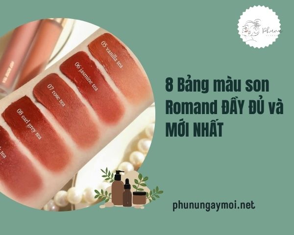 bảng màu son romand