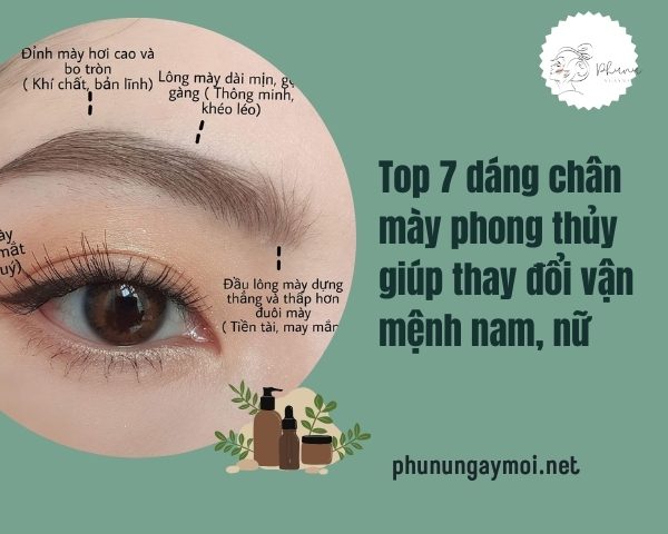 chân mày phong thủy