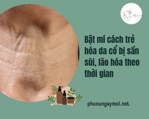 da cổ bị sần