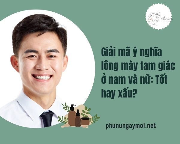 lông mày tam giác