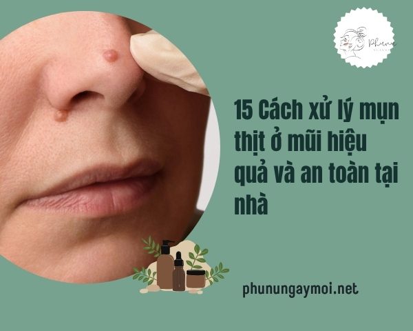 mụn thịt ở mũi