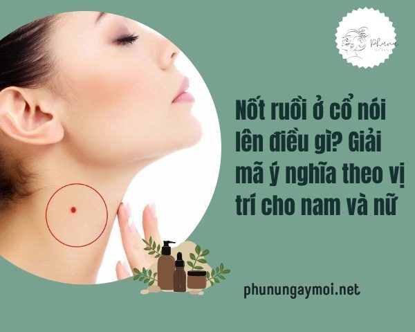 nốt ruồi ở cổ