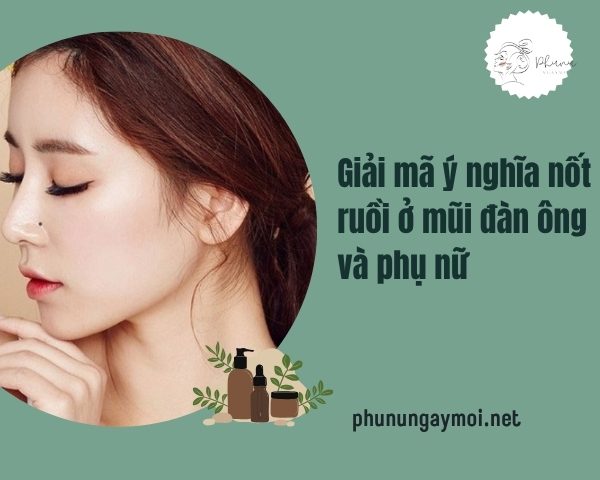 nốt ruồi ở mũi