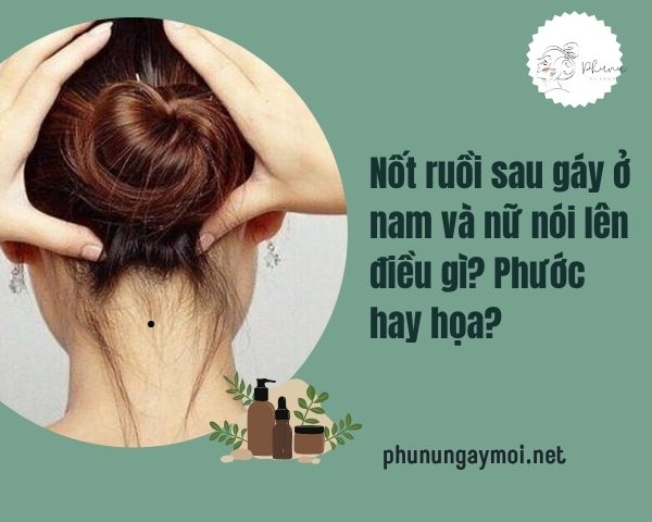 nốt ruồi sau gáy