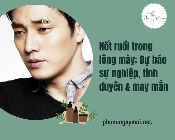 Nốt ruồi trong lông mày