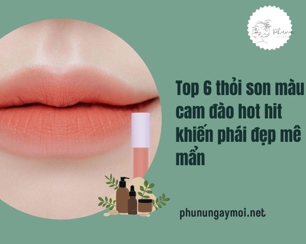Son màu cam đào