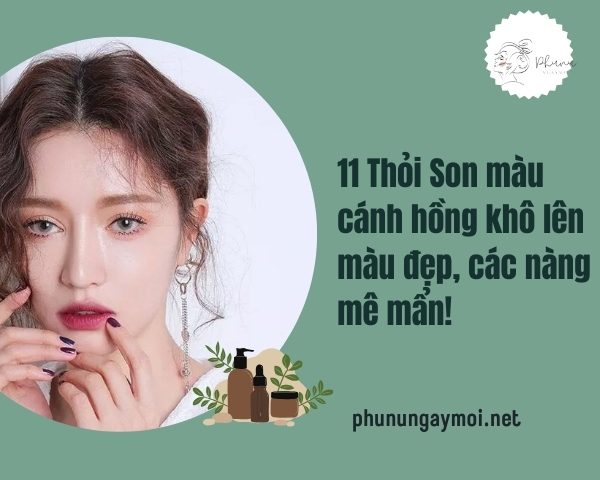 son màu cánh hồng khô