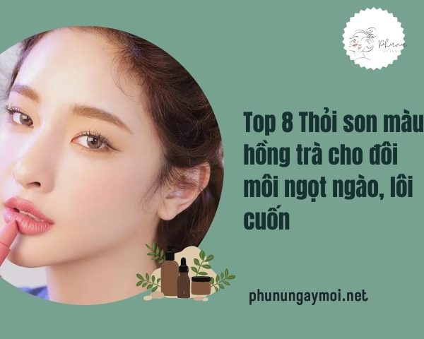 son màu hồng trà