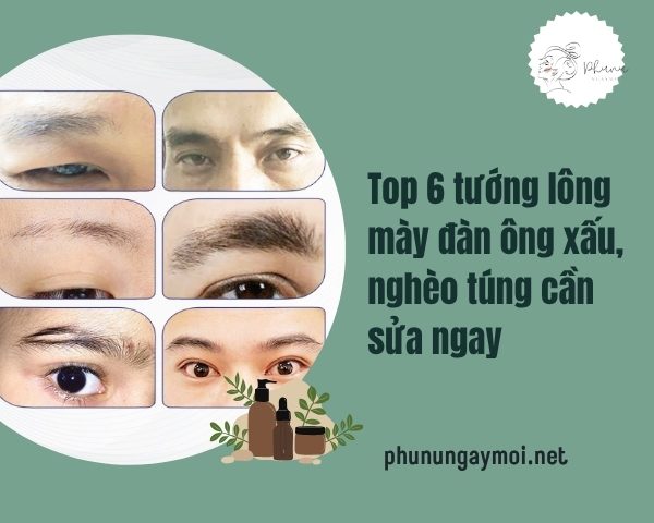 tướng lông mày đàn ông xấu