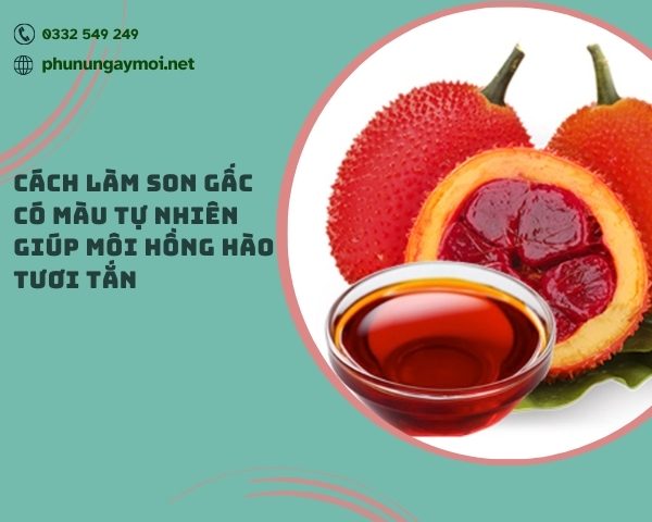 cách làm son gấc