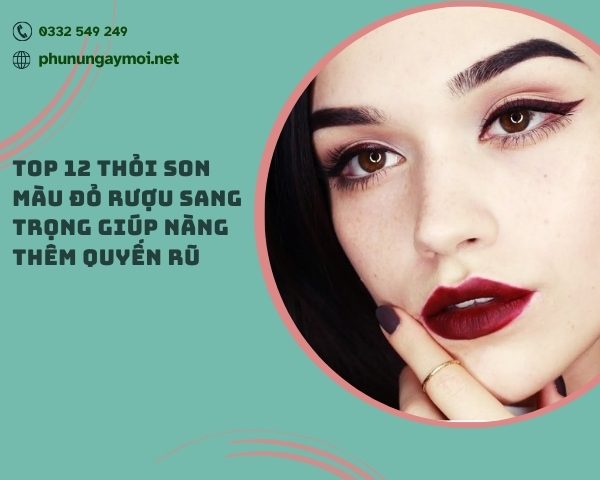 son màu đỏ rượu